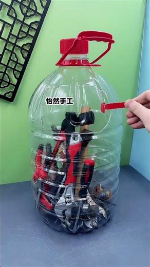 Recycle Plastic Bottles: DIY Toolbox from Trash