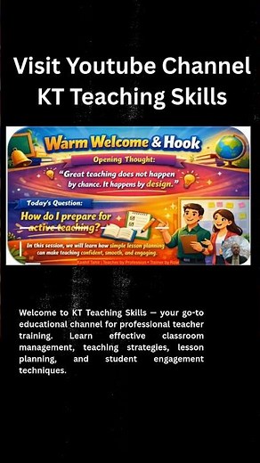 Lesson Planning Basics | Why Every Teacher Needs a Lesson Plan | Teacher Training Session