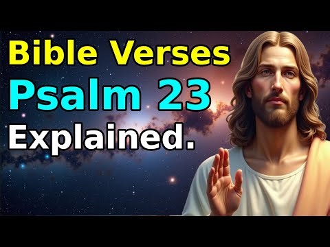 Bible Verses Psalm 23 Explained. Jesus Christ