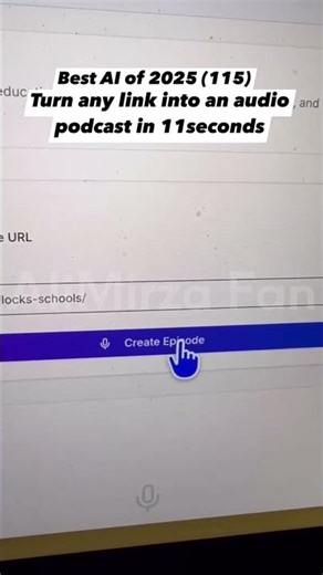 Turn Any Link Into an Audio Podcast Instantly in 11 Seconds!