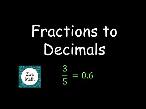 Fraction to Decimal | How to Convert Fractions to Decimals