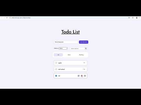 Simple To-Do App