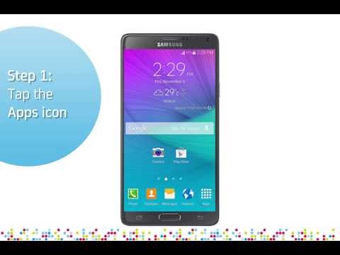Samsung Galaxy Note 4: Turn on/off data services