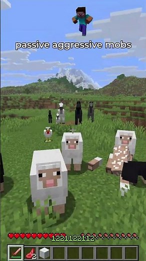 passive aggressive mobs in minecraft 💀
