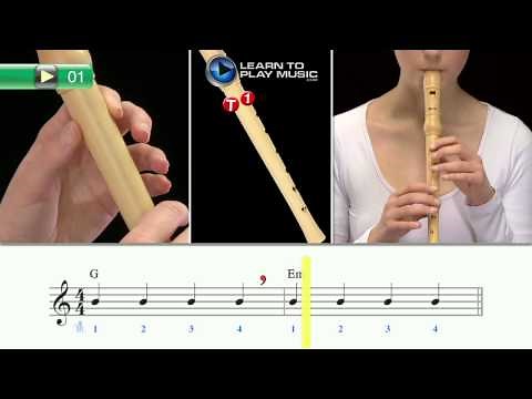 Ex001 How to Play Recorder for Kids - Recorder Lessons for Kids Book 1