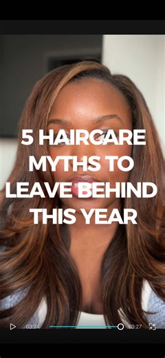 5 haircare myths to leave behind this year Let’s talk about the biggest hair mitts that keep people stuck: 1️⃣ Heat styling is “better” for your hair 2️⃣ Protein or moisture overload is ruining your hair 3️⃣ Genetics are the only reason some people have long 4️⃣ Hair growth products magically, make hair grow 5️⃣ Hair porosity should determine your entire routine Healthy hair isn’t about trends, it’s about understanding how hair actually works. Growth retention, and strength come from consistent 