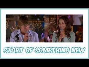 High School Musical - Start of Something New | Lyrics | High School Musical (2006)
