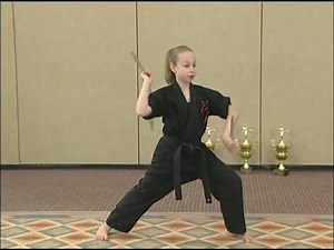 Sammy Smith teach an Advanced section from her Extreme Nunchaku Form
