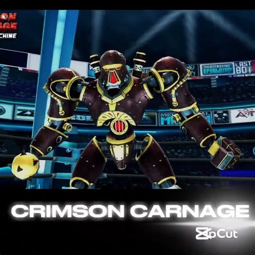 CRIMSON CARNAGE//WRB ROBOT #realsteelwrb #robot #robotboxing #gameplay #wrb #noisyboy #gaming #games