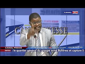 CANAL PRESSE DU 24 MAI 2021