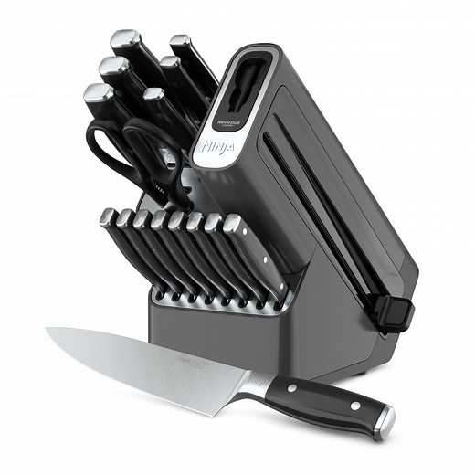 Ninja Kitchen Knife Sets with Sharpener