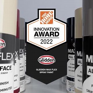 4 comments | Glidden Max Flex spray paint has won The Home Depot's 2022 Innovation Award! #humblebrag Check it out: https://corporate.homedepot.com/news/company/home-depot-announces-2022-innovation-award-winners | Glidden | Facebook