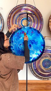 A dance of overtones ✨ New 24” First Grade Titanium Gong with overtone singing 🤍 . . . #grottasonora #soundjourney #titanium #overtonesinging #overtone | Grotta Sonora