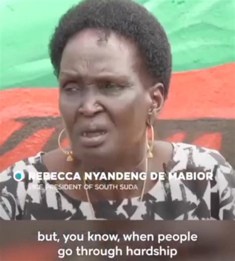 The mural of South Sudan's founding father Dr. John Garang De Mabior mesmerises his wife, the current Fifth Vice-President Rebecca Nyandeng De Mabior, as artists and his family pay tribute to the late leader in Juba. Nyandeng says the mural is a way to remind South Sudanese of the vision of John Garang, who died in a helicopter crash in 2005 during the country's independence struggle. #dengchris #foryouシpage | Deng Chris