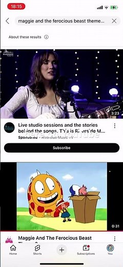 Me when Maggie and the Ferocious Beast comes on