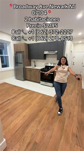 🔥🏡 ¡TU PRÓXIMO APARTAMENTO TE ESPERA EN NEWARK! 🤩✨ ¿Buscas un apartamento moderno, remodelado y cerca del transporte público? 🚌 ¡Mira esta excelente oportunidad! 📍 Broadway Ave, Newark, NJ 07104 ✨ Características del apartamento: 🛏️ 2 habitaciones modernas 🛁 1 baño 🧺 Lavandería en el edificio 🥶🥵 Aire acondicionado central 🏢 Edificio completamente remodelado 🚌 ¡Frente a una parada de buses! 🌳 Ubicado en un área tranquila 💰 Precio: $2,195 al mes 🤩 ¡Disfruta de la comodidad de un apa