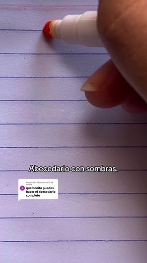 Abecedario con sombras: Aprende el lettering