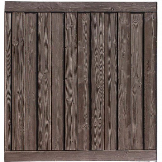 Reviews for SimTek Ashland 6 ft. x 6 ft. Dark/Walnut Brown Composite Privacy Fence Panel | Pg 1 - The Home Depot