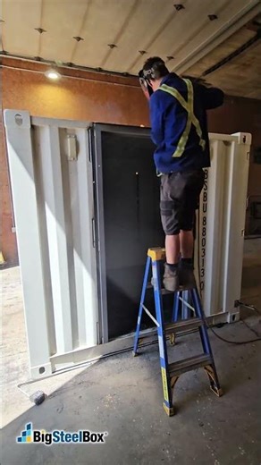 Big Steel Box Mods - 8' compact and customized space, ready for its new home!