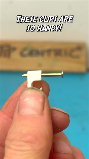 Clips Tip 👏 How to use cable clips on your workshop wall to hold drilling tools. This works for any 3/4 inch bits! Enjoy! #tipcentric #tips #learnontiktok #tools #diy