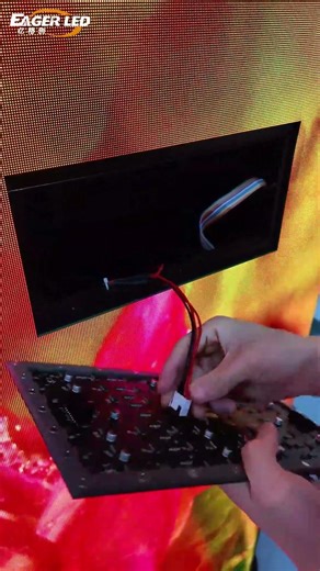 Indoor 3D LED poster display. #eagerled #daily #leddisplay #ledscreen #ledwall #leddisplayscreen