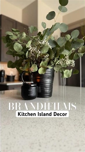 My Cozy Kitchen Island Decor✨ #cozyhome #homedecor #decorideas