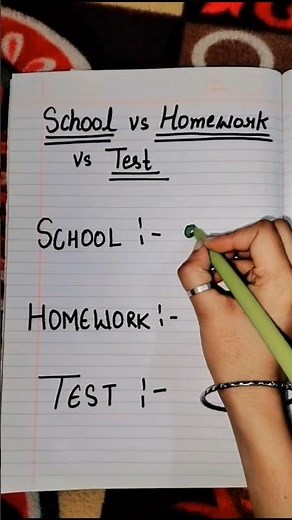 🔥 School vs Homework vs Test 🤯 The Struggle EVERY Student Knows!