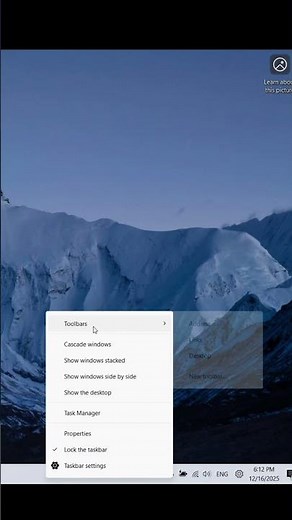 Windows 11 : Add The Quick Launch Toolbar to the Taskbar #windows #windows11 #viralvideo