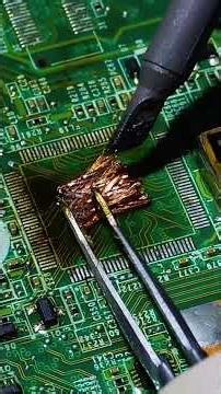 Motherboard Repair 💻👨‍🔧 #engeenering #technology #laptop #tech #service #asmr #shorts #electronic