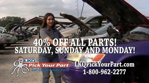 LKQ Pick Your Part TV Spot, 'All Parts'