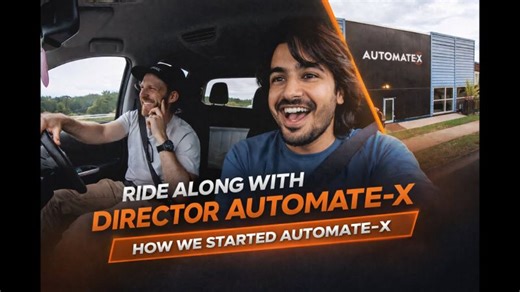 How Automate-X Started | Ride Along with Automate-X Director | Meeting a Client | Future of Mankind | Automate-X