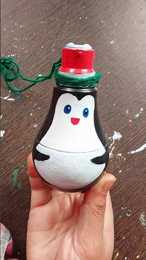 Diy waste material reuse craft ideas/bulb craft ideas #craft #shorts #diy #wastematerialcraft