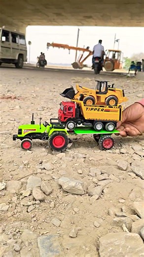 REMOTE control tractorVs Mahindra tractor and dumper truck loader UNBOXING Testing 🔥 review #tractor