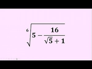 How To Evaluate Sixth Root with Ease? | A Simple Trick