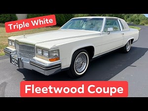 SOLD 1984 Cadillac Fleetwood Brougham Coupe FOR SALE Triple White Wire Wheels Specialty Motor Cars