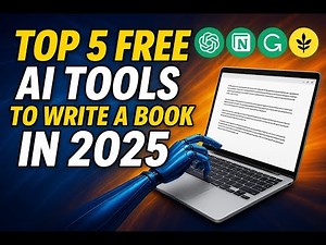 Top 5 Free AI Tools to Write a Book in 2025 | Best AI Writing Tools | Divyanshu Singh Author