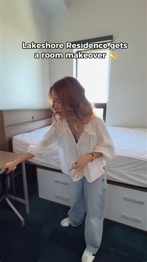 Humber Polytechnic on Instagram: "Humber Interior Design student Azia knocked this out of the park. We were NOT prepared for how stunning this Lakeshore Residence room turned out. 🥹🔥 Thanks to Azia for styling the room and putting the skills you’re learning at Humber to practice!"