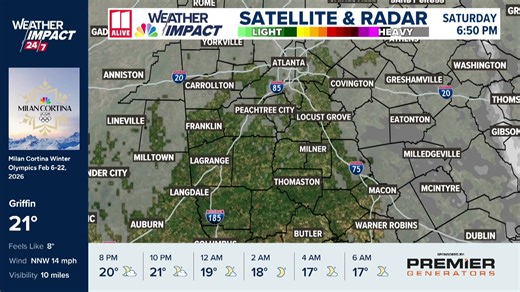 11Alive's Weather Impact Team is tracking snow accumulations, frigid temps and the live radar across the Atlanta area and north Georgia | 11Alive