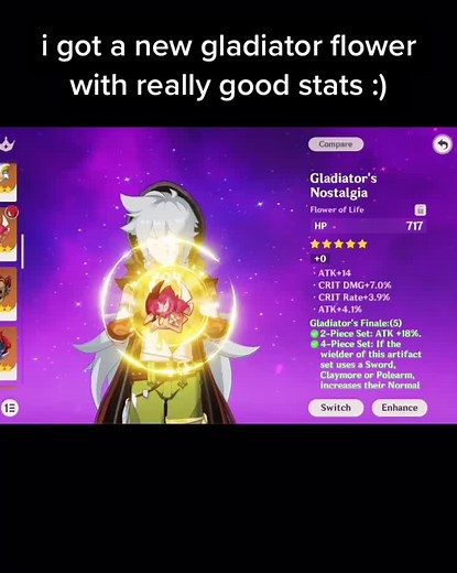 Lucky Genshin Impact Gladiator's Finale Artifact Farming Guide