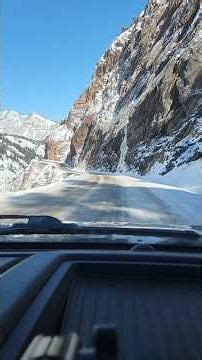 Uncompahgre Gorge On The Million Dollar Highway