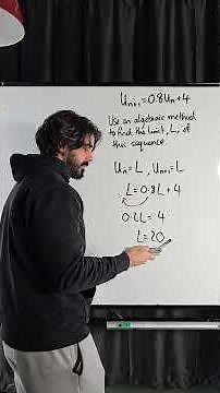 A-level Maths - Limits and Recurrence relations question#myedspace #myedspacemaths #alevels #maths