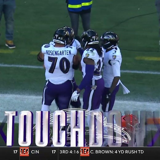 Mark Andrews catches for a 7-yard Touchdown vs. Cleveland Browns