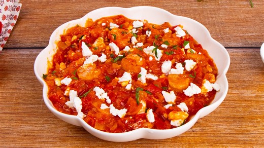 Shrimp Saganaki Recipe (One-Pan Greek Shrimp Dinner)