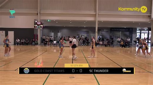 Replay: Gold Coast Titans Netball v Sunshine Coast Thunder – 2025 HART Premier Netball League Round 6