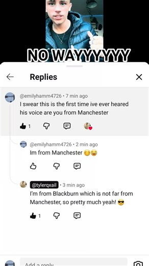 HE ACTUALLY REPLYED TO ME 😝😝😝😝