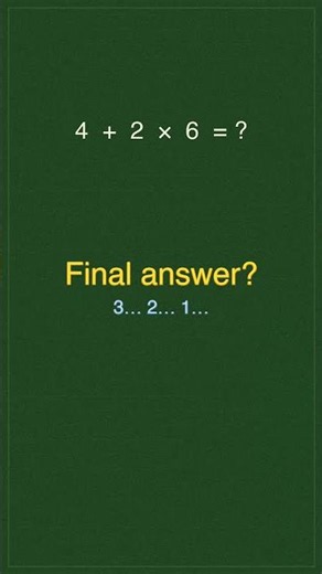 Daily math grind: Order of Operations — nailed it or not? 💯