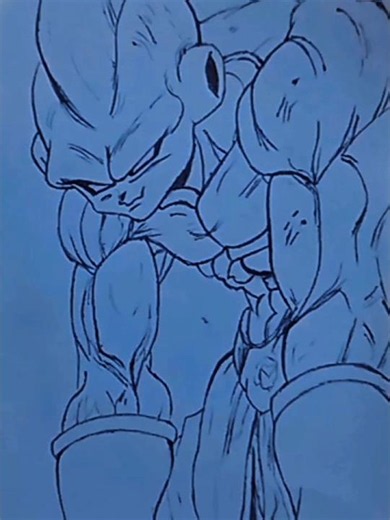 Majin Buu Drawing 🔥🎨 | Dragon Ball Art #shorts