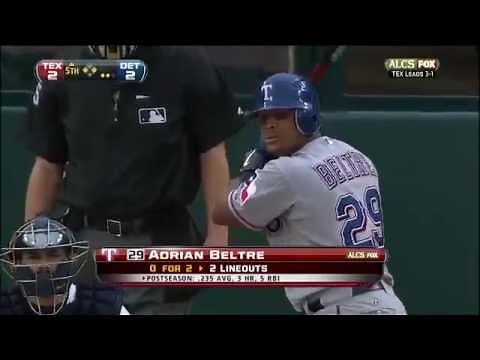 Justin Verlander launches a 102 mph blazing fastball in the 2011 ALCS @MLB