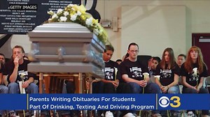 6.1K views · 29 reactions | Parents in Northampton County are writing obituaries of their children as part of a program to teach students the dangers of drinking and texting while driving. DETAILS: https://cbsloc.al/2Fm0Pfm | CBS Philadelphia | Facebook