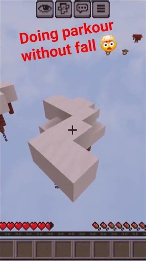 complete 1 stage of parkour in one attempt 💀☠️ #minecraft